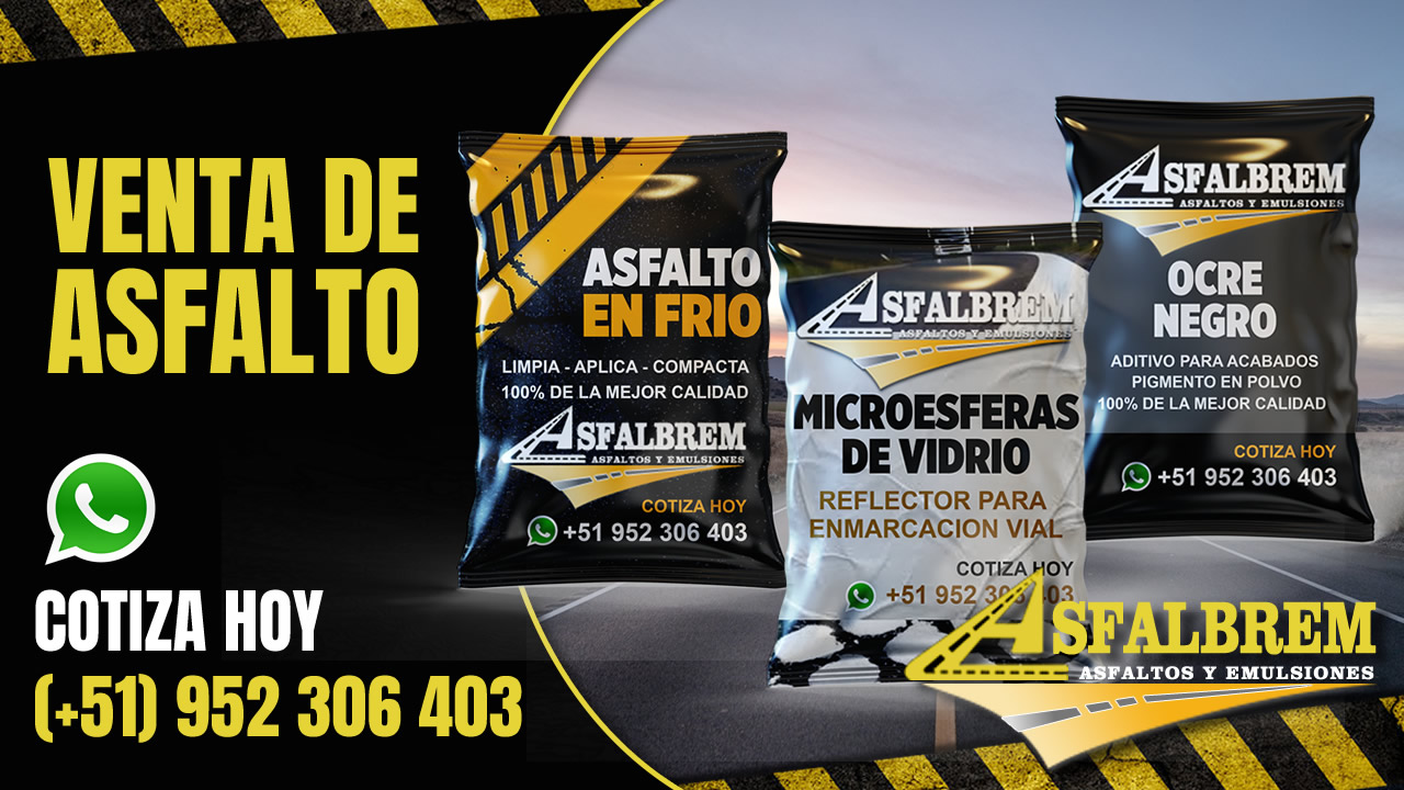 venta de asfalto en lima