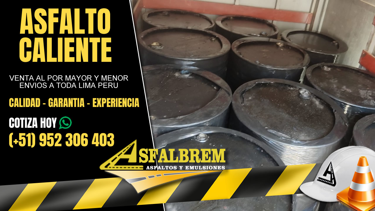 asfalto preparado en caliente