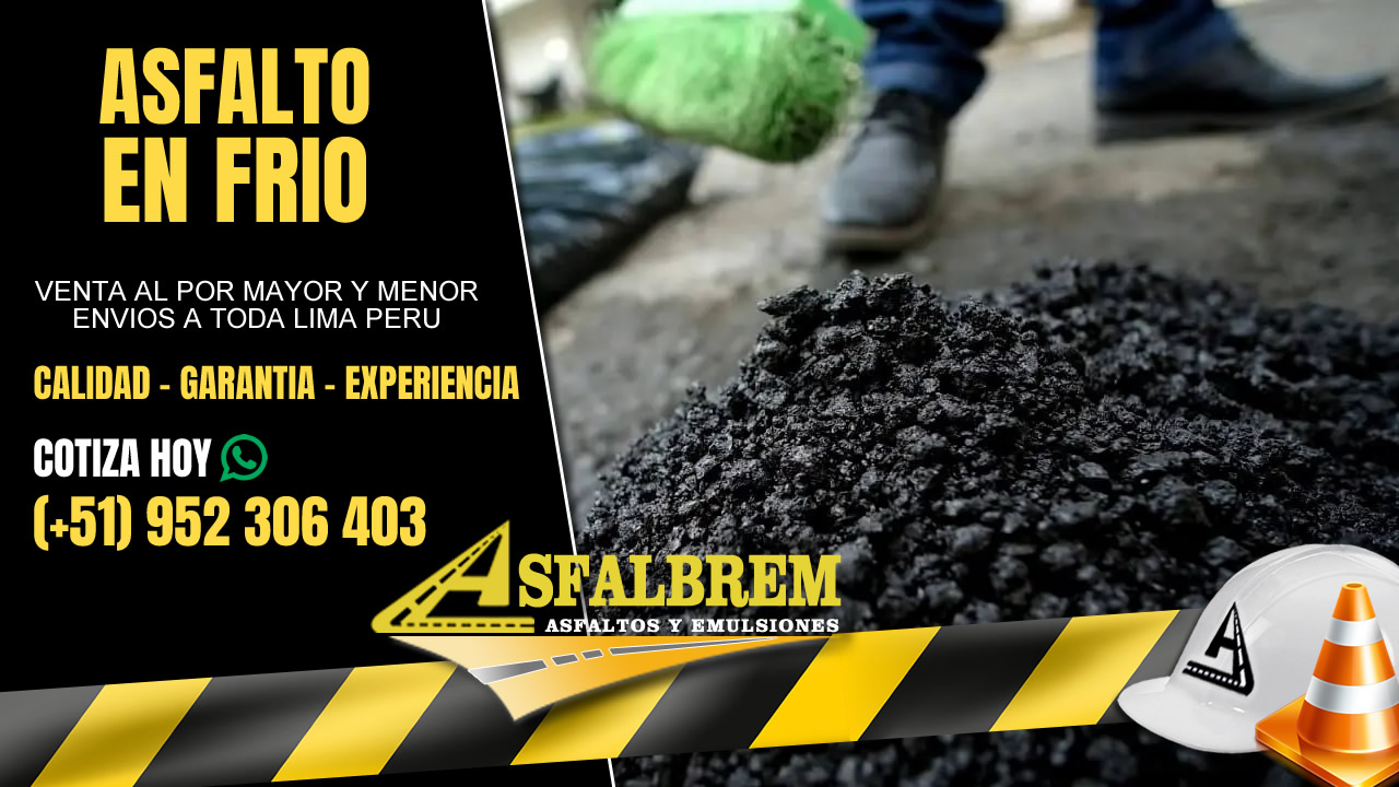 mezcla asfaltica en frio