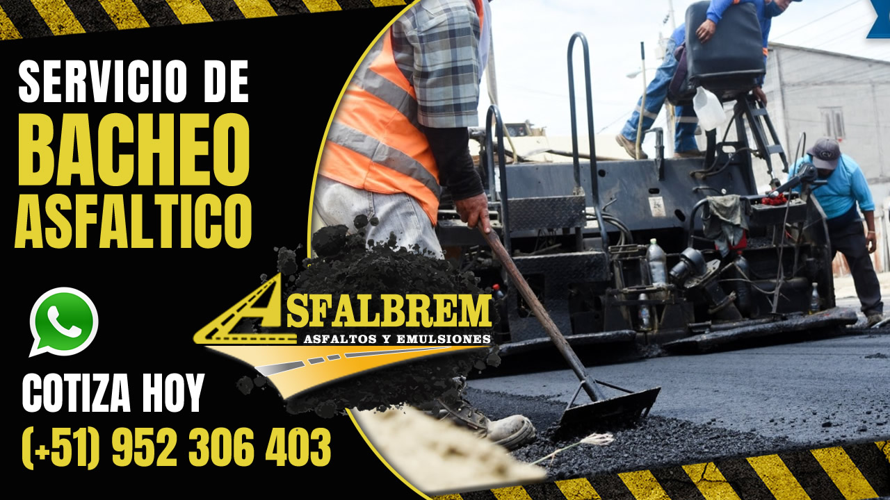 bacheo vial en peru