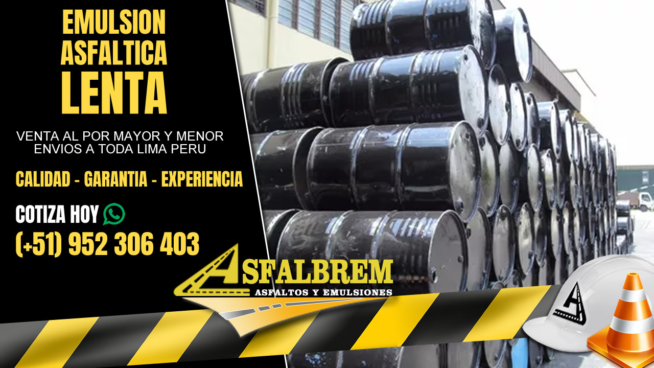 emulsion asfaltica de rotura lenta