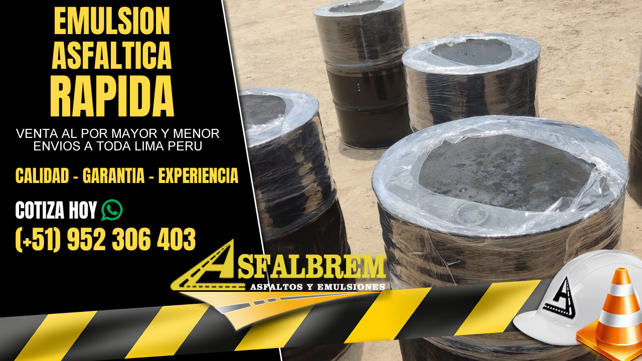 venta de emulsion asfaltica rapida